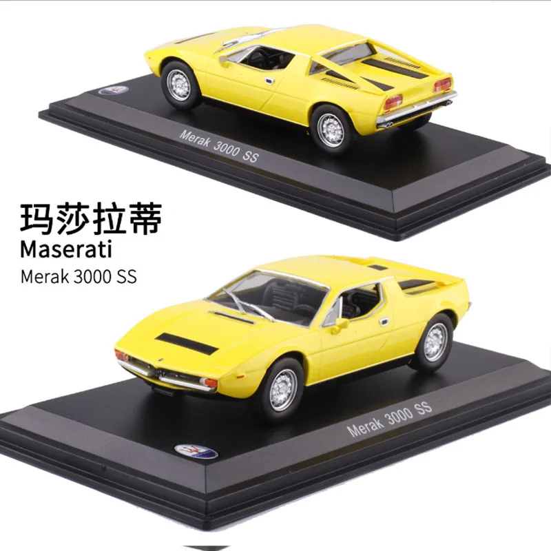 1:43 Масштаб металлический сплав классический Maseratis гоночный ралли модель автомобиля литые автомобили игрушки для коллекции дисплей не для детей или Col