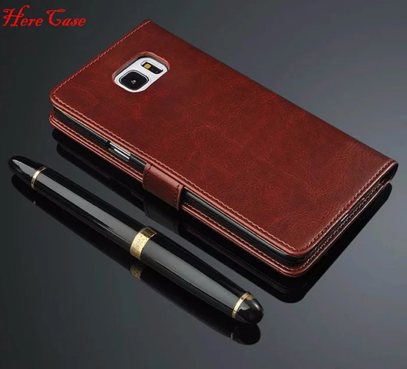 Кожаный чехол-бумажник с откидной крышкой для Samsung Galaxy NOTE 5 NOTE5 N9200 кожаный