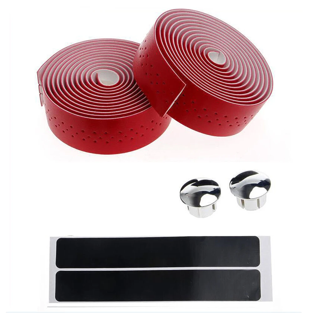 

Road Carbon fiber Bike Tape Cycling Race Bicycle Grips Cork Tape +2 Bar Plugs Mountain belt straps