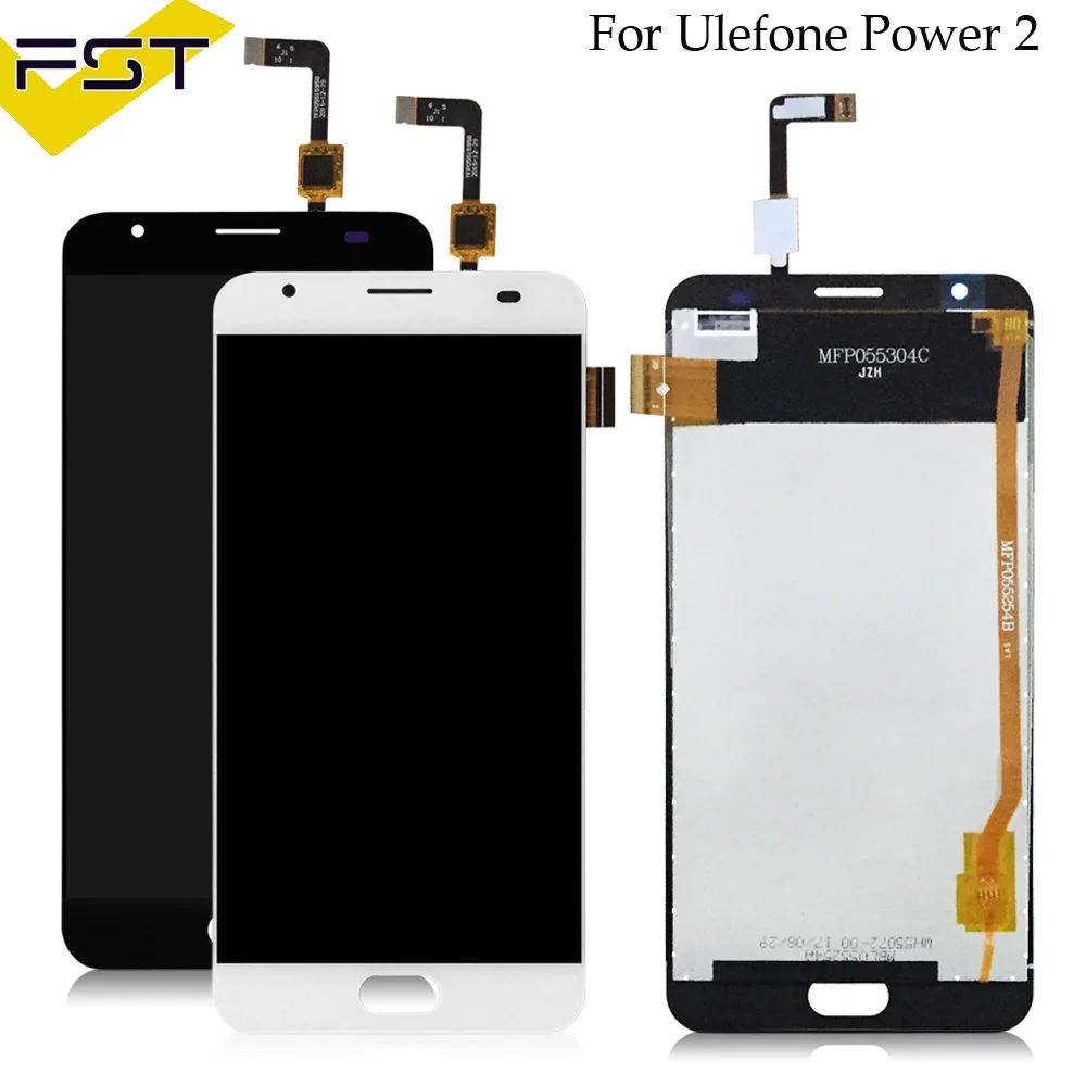 Продажа Черный белый ЖК экран для Ulefone power 2 ЖК дисплей с сенсорным экраном дигитайзер стекло Датчик сборка запасные части
