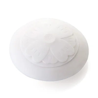 Круглый резиновый цветок фильтры для раковины ванной комнаты напольный слив фильтры для пробка для ванной воды волос пробка Кухня Раковина крышка слива - Цвет: White