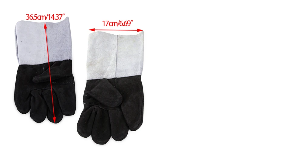 LETAOSK Высокое качество 1 пара сварочные перчатки из телячьей кожи теплозащитная защита