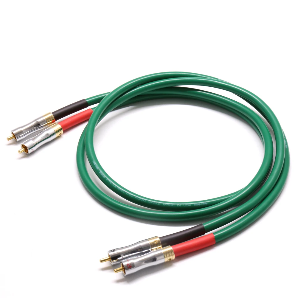 

0.5M-3M Hifi audio Pailicce gold plated plugs connector MCINTOSH 2328 audio 4N Copper Mcintosh RCA Interconnect audio cable