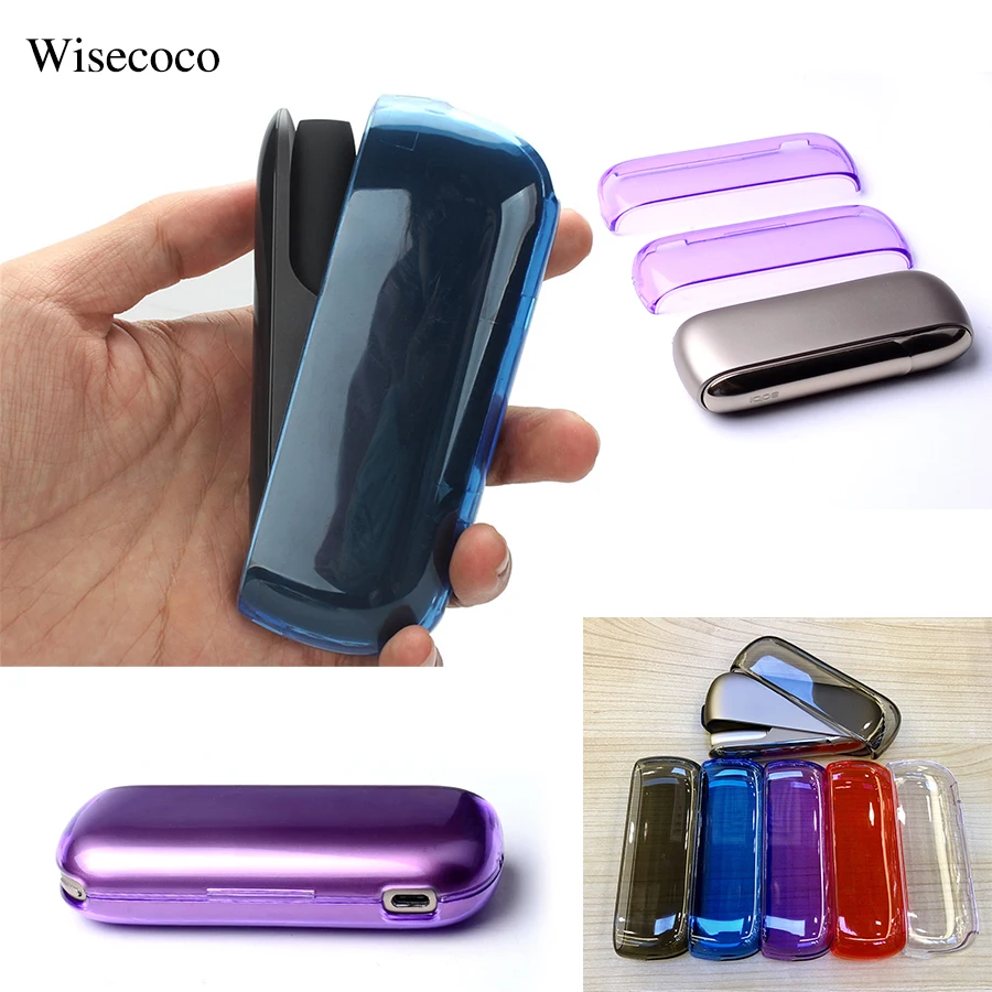 

Luxury Clear PC Hard Cover Case for Iqos 3.0 Cigarette Accessories Carrying Protective Anti Knock Case for Iqos 3.0 2018 New