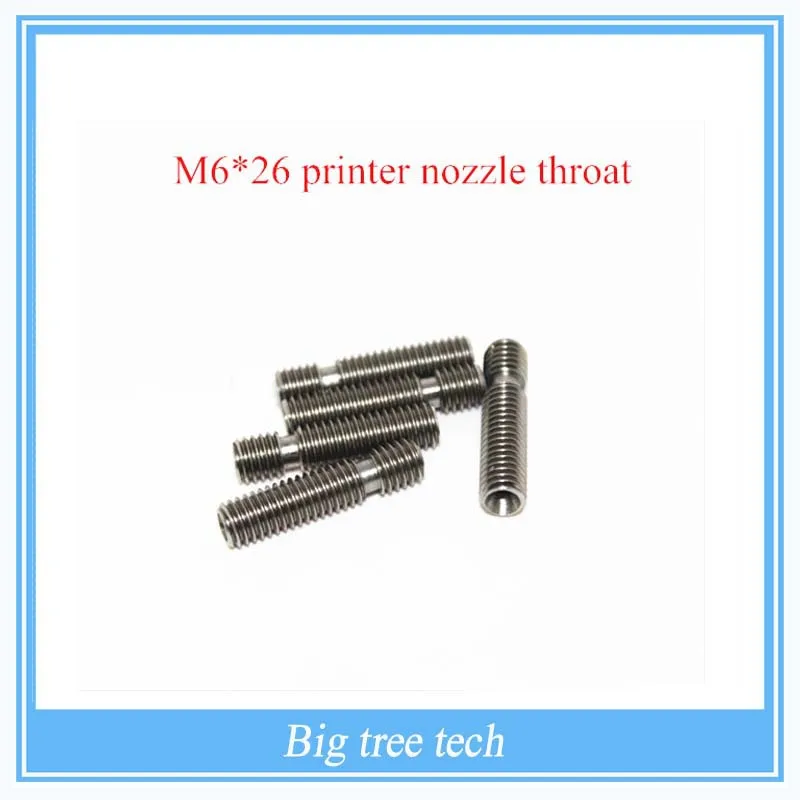 Новый 3D принтер RepRap M6 * 26 насадка для принтера с тефлоновой трубкой 1 75 мм или 3 0