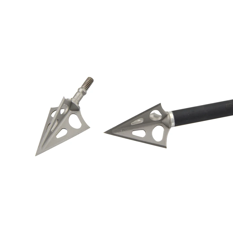6pcs Archery Arrowheads Broadheads 3 Blade Hunting Arrow Tip Points for Crossbow Carbon Arrows Broadhead Arrow For Hunting C