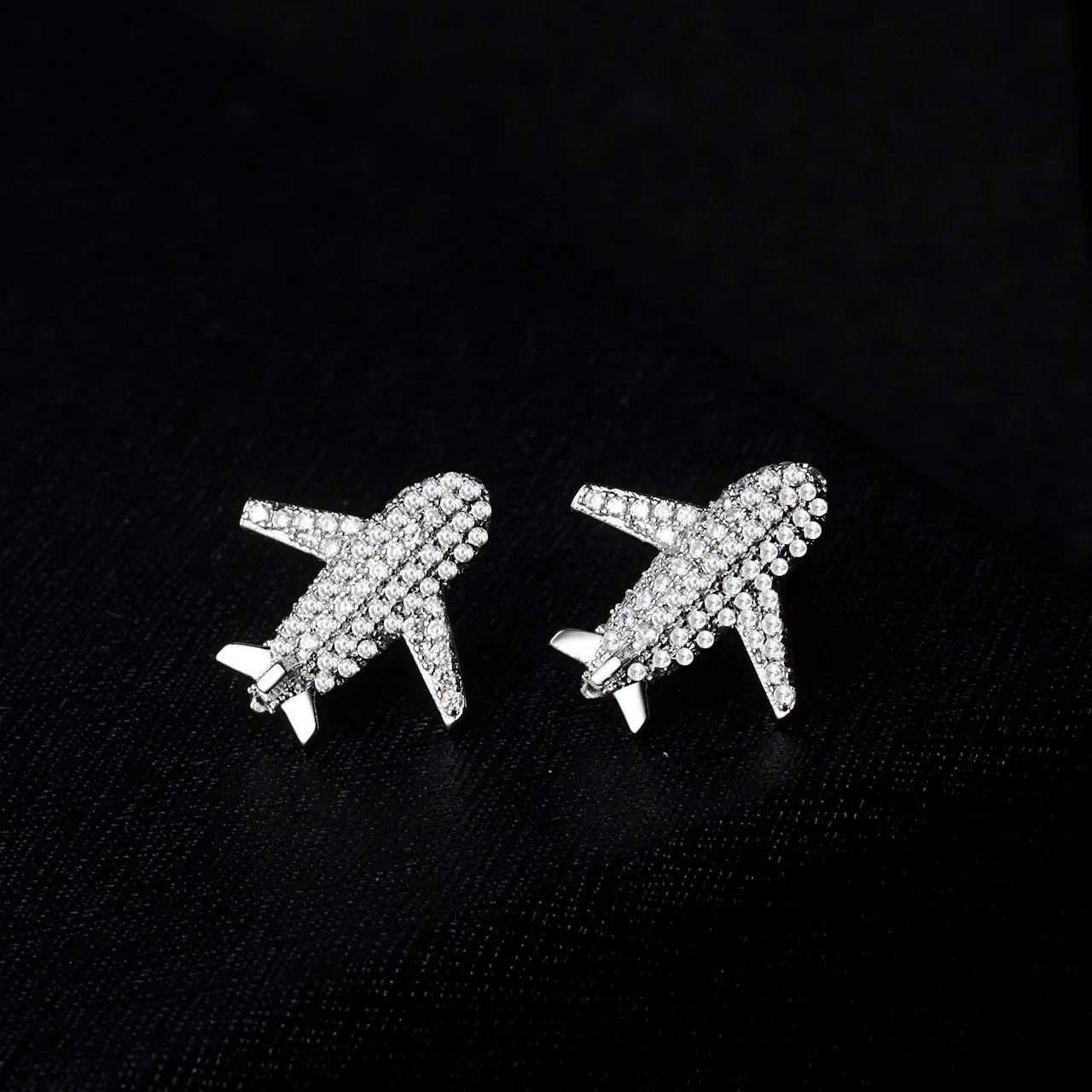 S925 серебряные серьги, простые маленькие серьги самолеты, ювелирные изделия и аксессуары модные ювелирные изделия, серьги, серьги-гвоздики