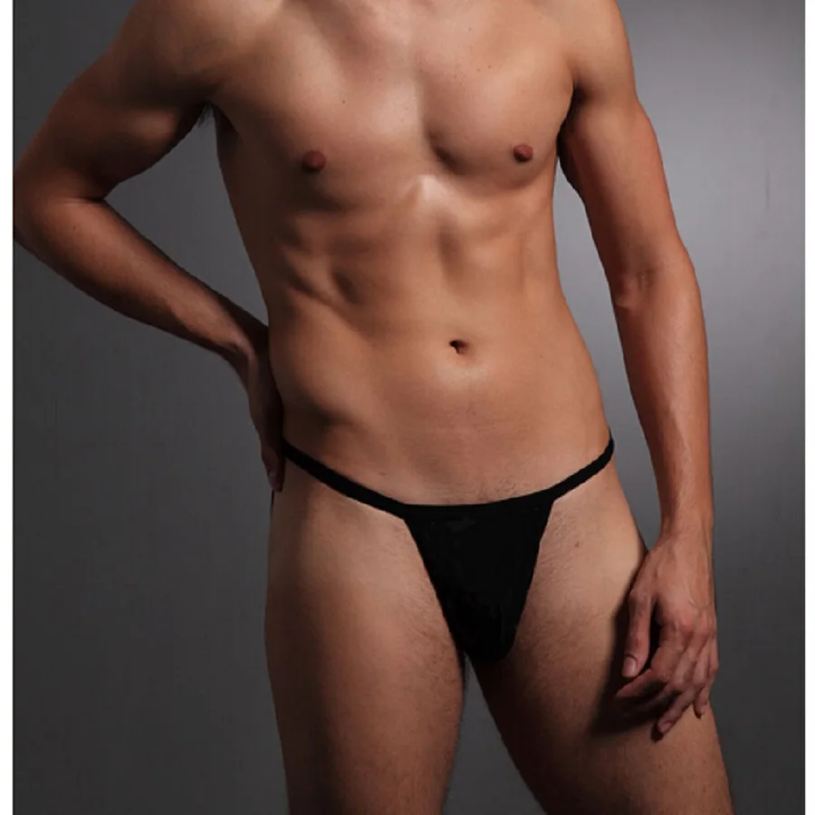 

Hot Selling Sexy underwear men G-Strings Thongs Solid men's panties sexy lingerie fashion underwears mens T pants male G-String