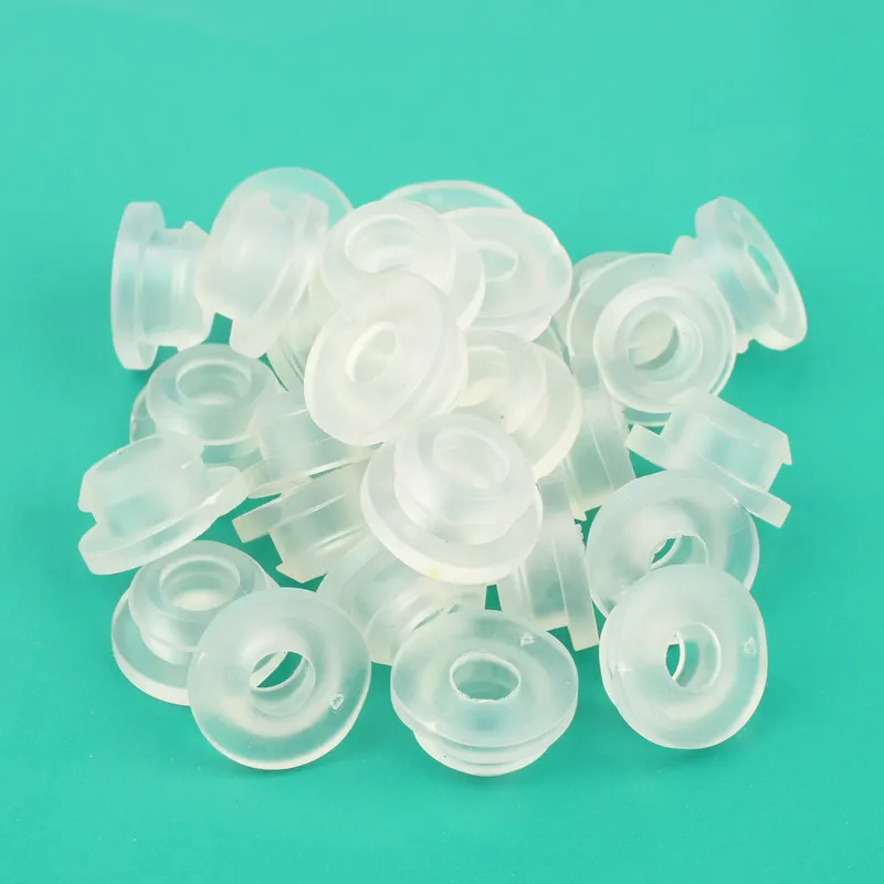 Wholesale 100pcs 16mm PE Pipe Rubber Transparent Gasket High Strength
