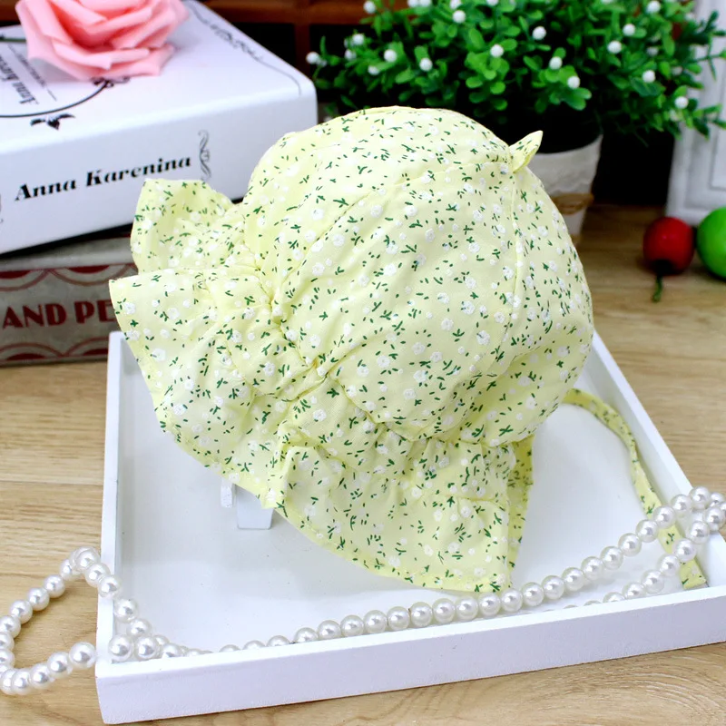 

Baby Summer Outdoor Bucket Hat Children Bowknot Pearl Cap Sun Beach Cap Cute Baby Girls Boys Sun Hats qo468
