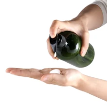 500 мл круглая бутылка для ухода за кожей пластиковая пустая бутылка шампунь гель для душа многоразовая бутылка