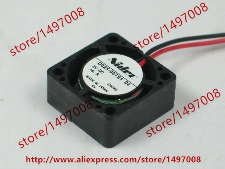 Охлаждающий вентилятор для сервера Nidec D02X 05TS1 04 DC 5V 0.10A 25x25x10 мм|square fan|server fan5v 40mm fan |