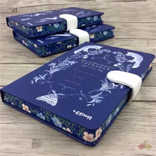 Creative students painted side magnetic button Notepad thick color notebook notebook diary hand book
