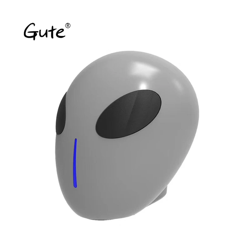 

Gute mini Alien ET UFO small head Wireless Bluetooth Speaker skull Portable Lanyard belt BT Christmas gift altavoz bocinas mp3