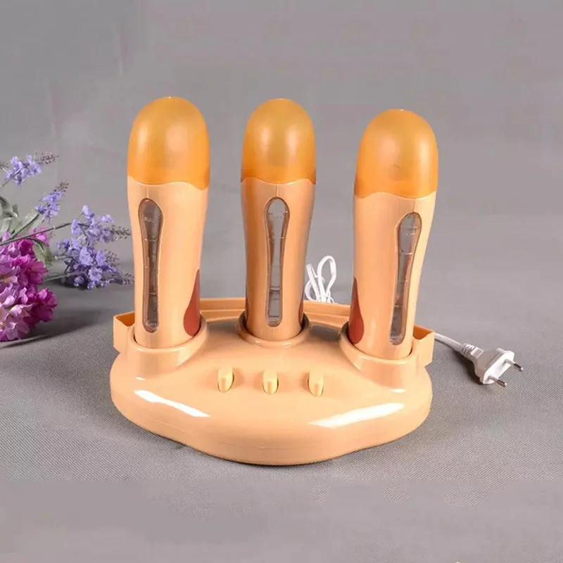 Portable hand held hair removal wax machine therapy 100 is heated with