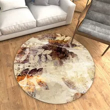 Новинка 3D Новые Круглые цветочные принты настольные напольные двери водонепроницаемые Декоративные наклейки для дома Настенные обои домашний декор Dropship