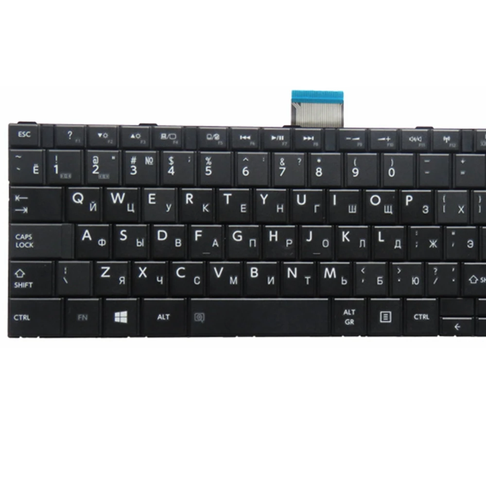 GZEELE New RU Keyboard For Toshiba Satellite C75D L70 L75 S50 S55 C70 C70-A C70D C75 Black russian 