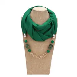 Модный женский Шарф, Шаль Новый Модные украшения подвеска с бахромой шарфы с кистями из бусин, шарф, бесплатная доставка