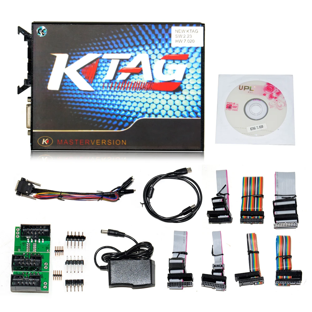 ECU самый KTAG K TAG V7.020 KESS V2 V5.017 SW V2.23 мастер ECU чип Тюнинг инструмент K-TAG 7,020 онлайн работать лучше KTAG V7.003