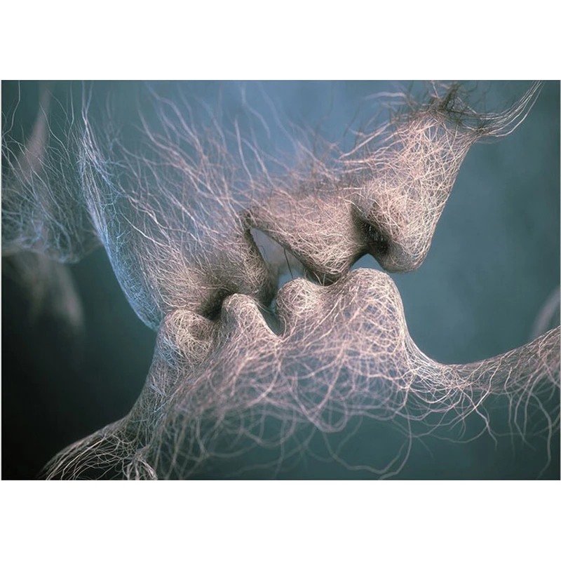 Алмазная вышивка Lover Kiss новинка 100% квадратная мозаика живопись украшение для
