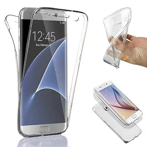 

360 Full body Shockproof Capa For Sony Xperia M4 M5 XA Z5 Mini X Z3 C5 C4 Z5 Plus Z5 Soft Clear Silicon TPU Cases Cover