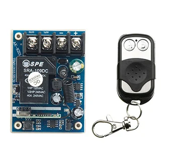 

New DC12V 24V 36V 48V 1CH 1Channe Radio Remote Control Switch Receiver Metal Push Button Transmitter Learning Code