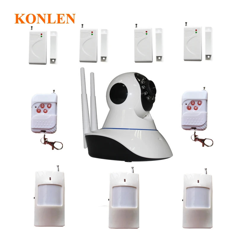 Wifi CCTV HD IP камера охранная сигнализация домашняя система безопасности с