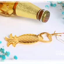 100 шт./лот свадебной золото открывашка ананас открывалка предметы для вечеринки подарок# RX47