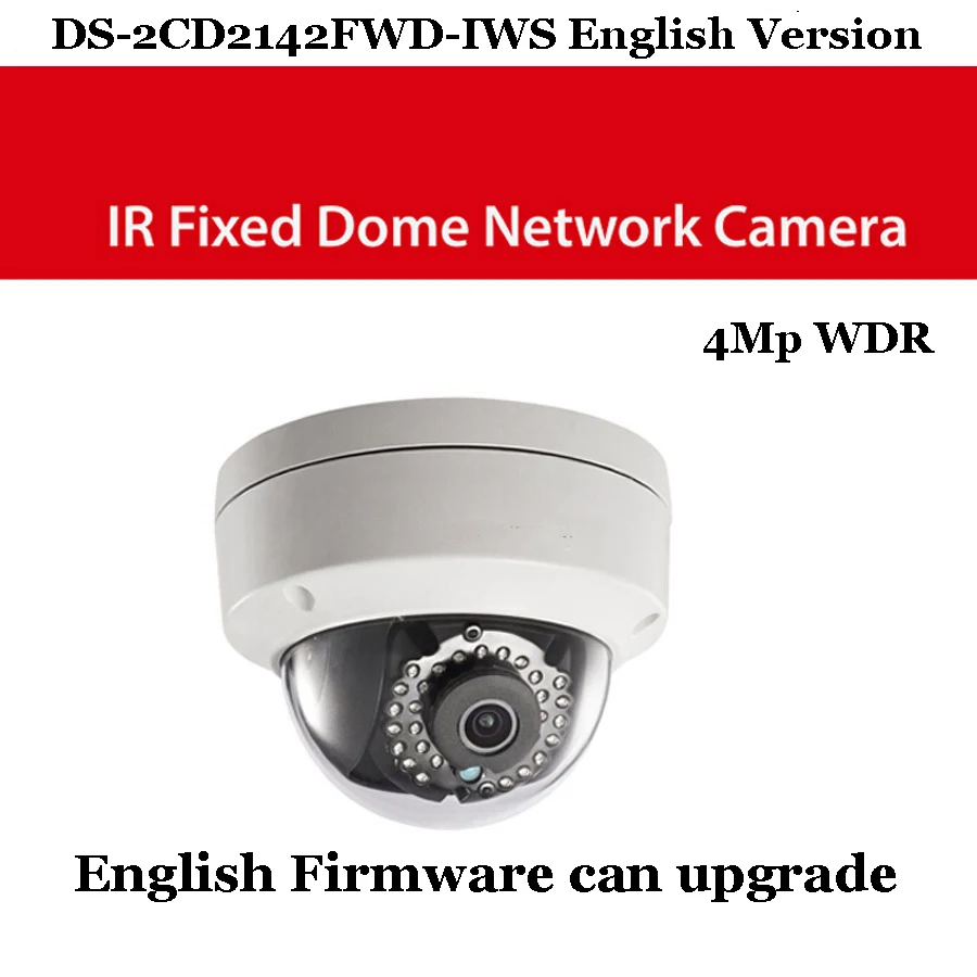 wifi wireless ip camera Hik 4mp WDR DS 2CD2142FWD IWS POE Audio CCTV camera Fixed IR