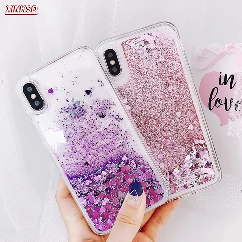 

Soft Glitter Dynamic Quicksand Case For iPhone X 5 5S SE 6G 7G 8G 6S Plus Silicon Case For iPhone 7 8 Plus liquid soft tpu case