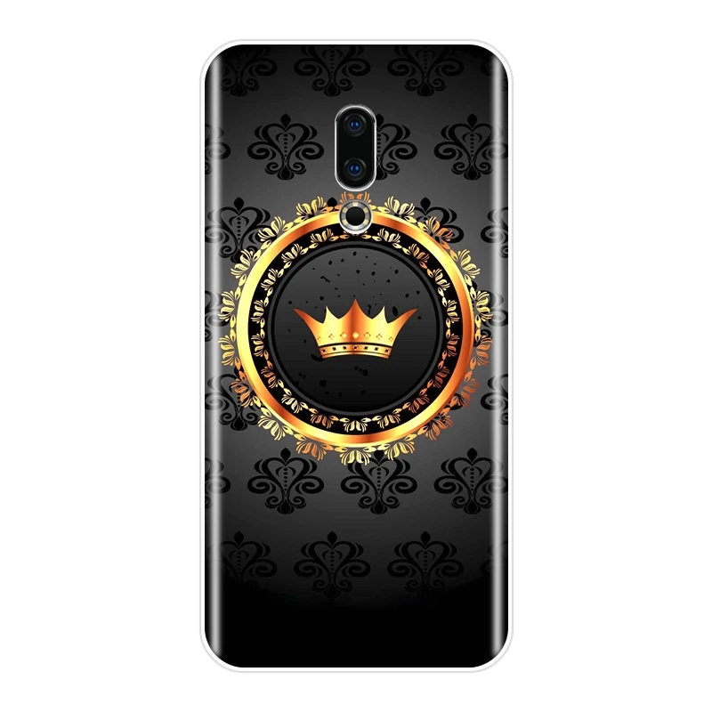 Чехол для телефона Meizu Pro 6 7 Plus U10 U20 силиконовый мягкий чехол с короной короля и