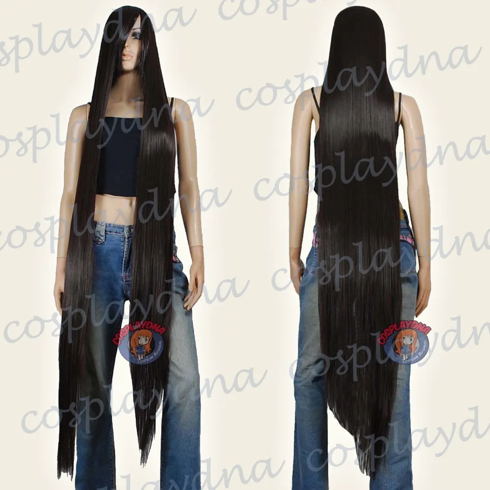 

Wholesale price Hot Sell! TSC^^^^Chestnut Brown Extra Long Cosplay Wig - 60 inch High Temp - CosplayDNA Wigs