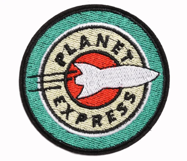 

Futurama Cloth Stickers Philip J.Fry Planet Express Cloth Paste For Clothes Embroidery Patches Jeans Backpack Clothing Lron