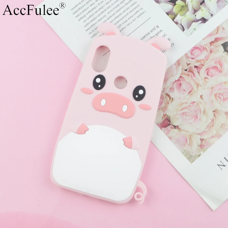 

Fashion 3D Cartoon Pig Case For Xiaomi Redmi Note 7 3 4 4X 5 Pro Hongmi S2 3S 4A 4X 5A 5 Plus Y2 Y1 Lite Cute Pig Cover