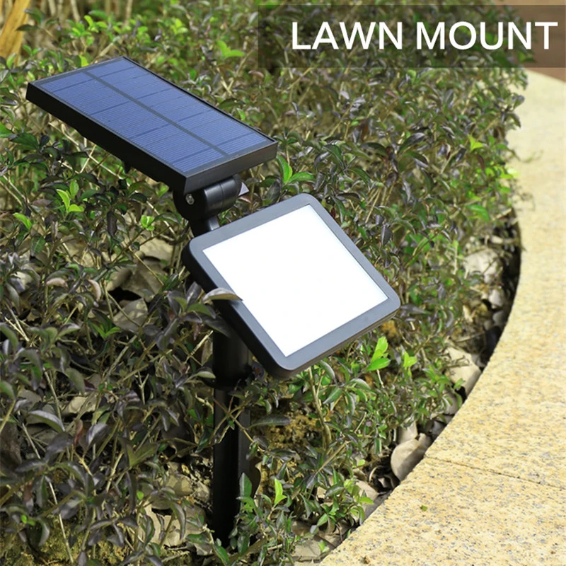 48LED Солнечный Мощность Spotlight IP65 Водонепроницаемый Открытый Солнечный декоративная лампа для сада светильники садовые прожекторы фонарь