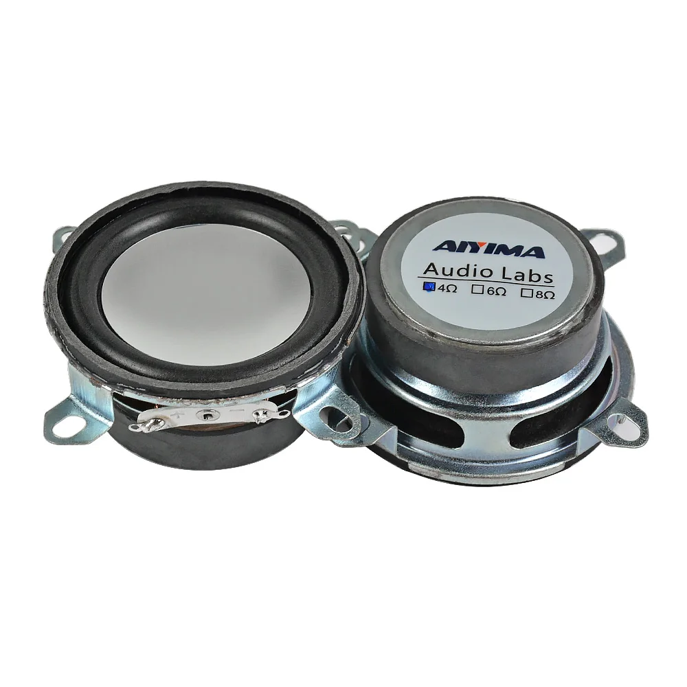 AIYIMA 2 шт. 53 мм мини аудио портативный динамик s 4Ohm 3 Вт Parlantes Altavoces Ses sitemi DIY для