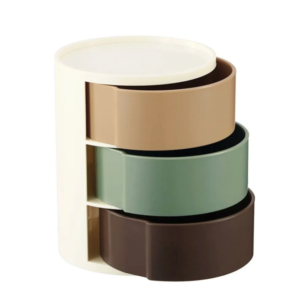 Office Desktop Organizer 3 Layers Paper Clips Holder Small Storage Box