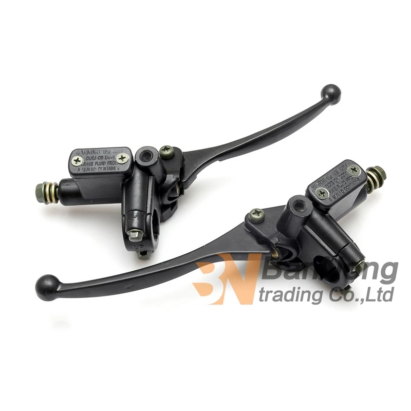 

Free shipping ATV Dirt Motorcycle Modified Universal Hydraulic Left/right set Clutch&brake Master Cylinder Levers