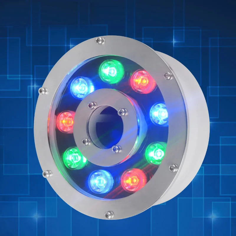 

24V led underwater pool lights 9W IP68 swimming pool lamp RGB warm / netural / cold white green pink lunderwater light