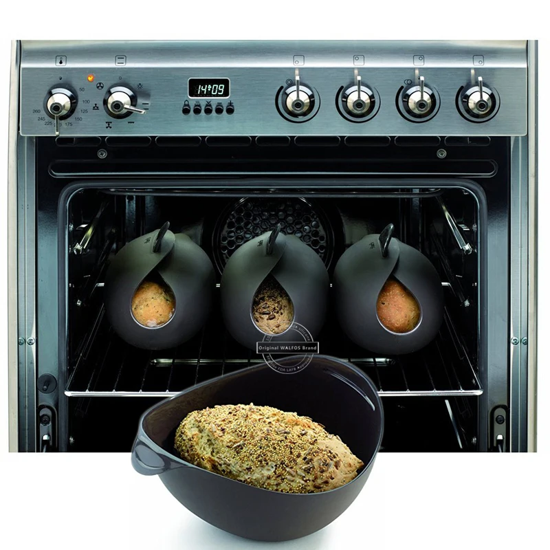 1 шт. кухонная микроволновая печь Пароварка Мягкая паста силиконовая складная чаша для выпечки рыбы Паровая жаровня хлеб еда инструмент