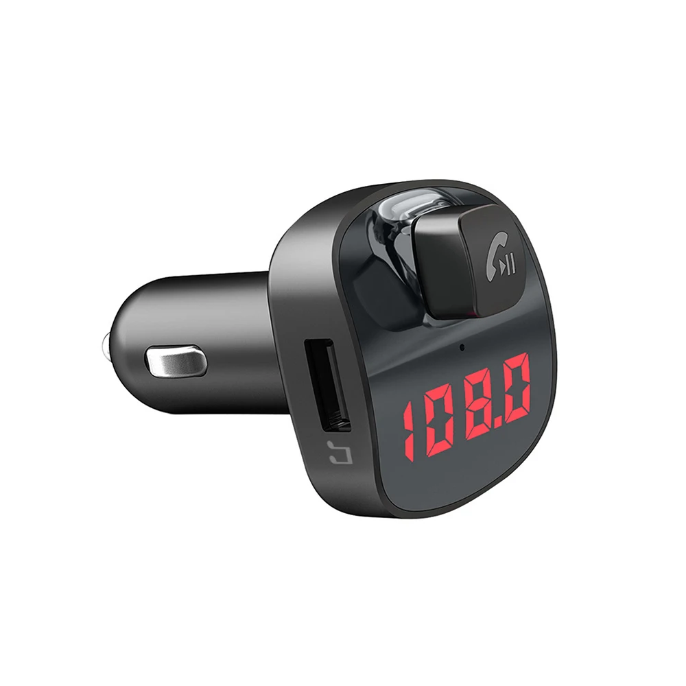 

Cigarette Lighter Car MP3 U Disk FM Transmitters TF Digital Display Bluetooth Audio Dual USB 3.1A 5V Universal Sockets XM-151