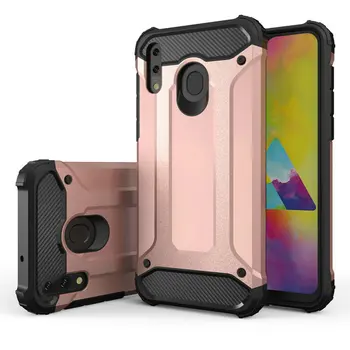 

50pcs/lot Detachable Tough Armor Military Shockproof Hard Case Cover For Samsung Galaxy M10 M20 S7 Edge S6 Edge