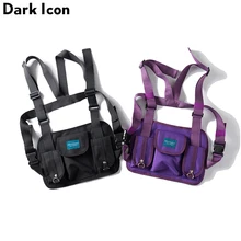 Dark Icon Multi Function Pocket Gilet 2019 New Fashion Vest Best Match Hip Hop Vest Men Streetwear Clothing
