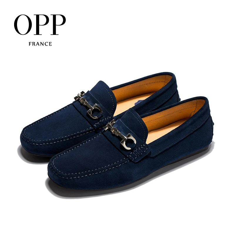 

OPP 2017 Men's Flats Casual Comfortable Driving Shoes Men's Leather Loafers For Men Shoes moccasins Summer Mens Footwear