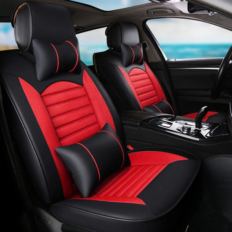 Чехол на сиденье автомобильный льняной для kia ceed rio 3 spectra sportage 2018 picanto cerato k2