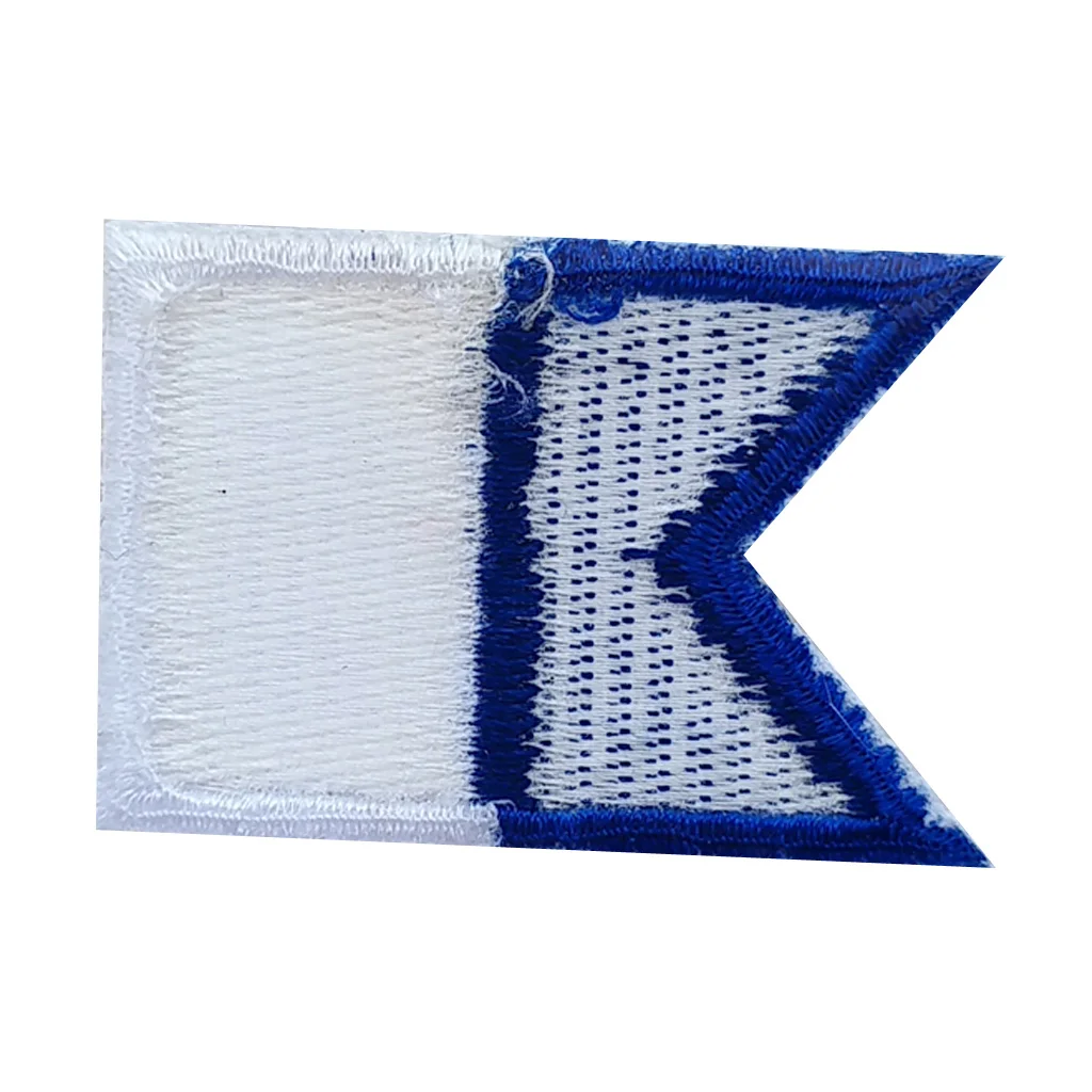 3 Pairs Alpha Flag Diver Down Flag Patch Badge Scuba Diving Embroidered Decorative Patches for Scuba Divers, Not Come Off