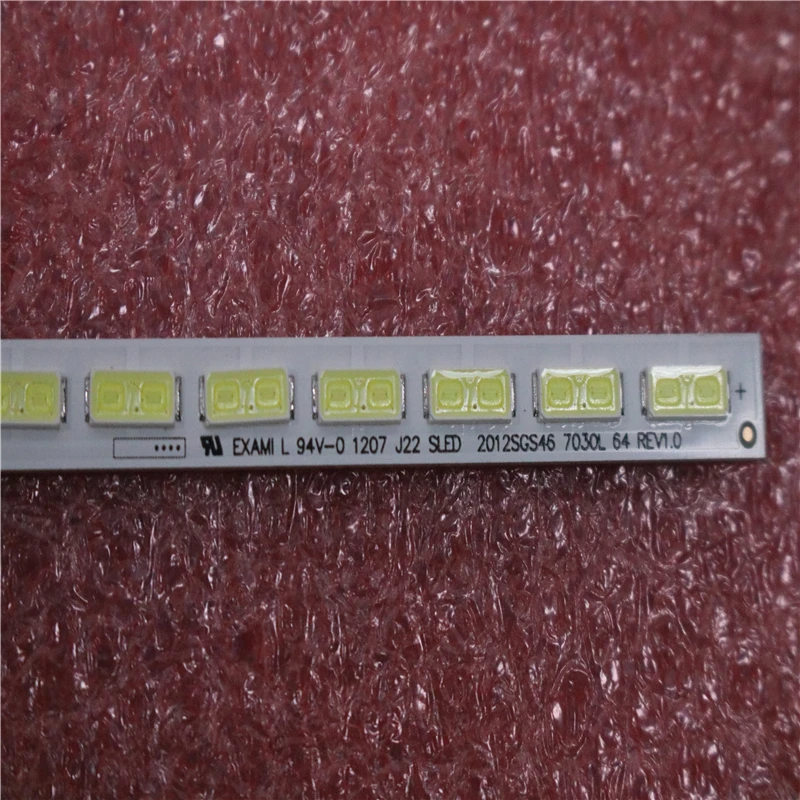 Faixa de Led Trenó 2012sgs46 7030l 64 Rev1.0 Peça = 64led 570 mm Lj6403495a 46el300c 46hl150c - Imagem 4