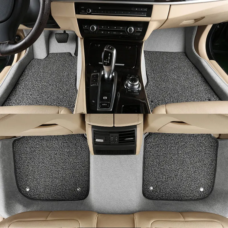 Автомобильный напольный коврик коврики для Audi A1 A3 A4 A5 A6 A7 A8 A8L Q3 Q5 Q7 S6 S7 S8 SQ5 TT RS4 RS5
