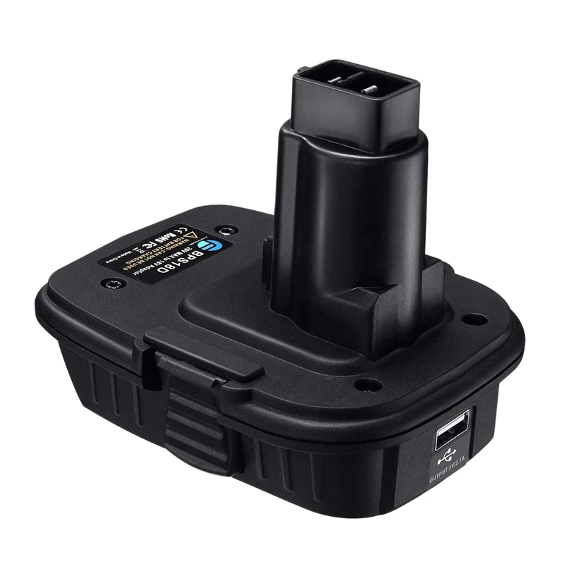 

Bps18D Usb Battery Converter Adapter For Black Decker Porter Cable Stanley 20V Max Lithium Battery For Dewalt 18V Nicad Nimh B
