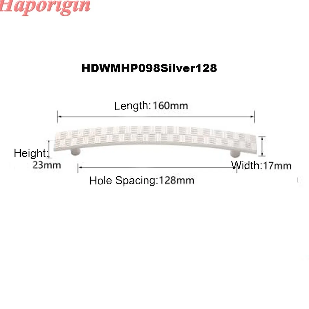 Furniture Cabinet Darwer Handles Size Silver 128